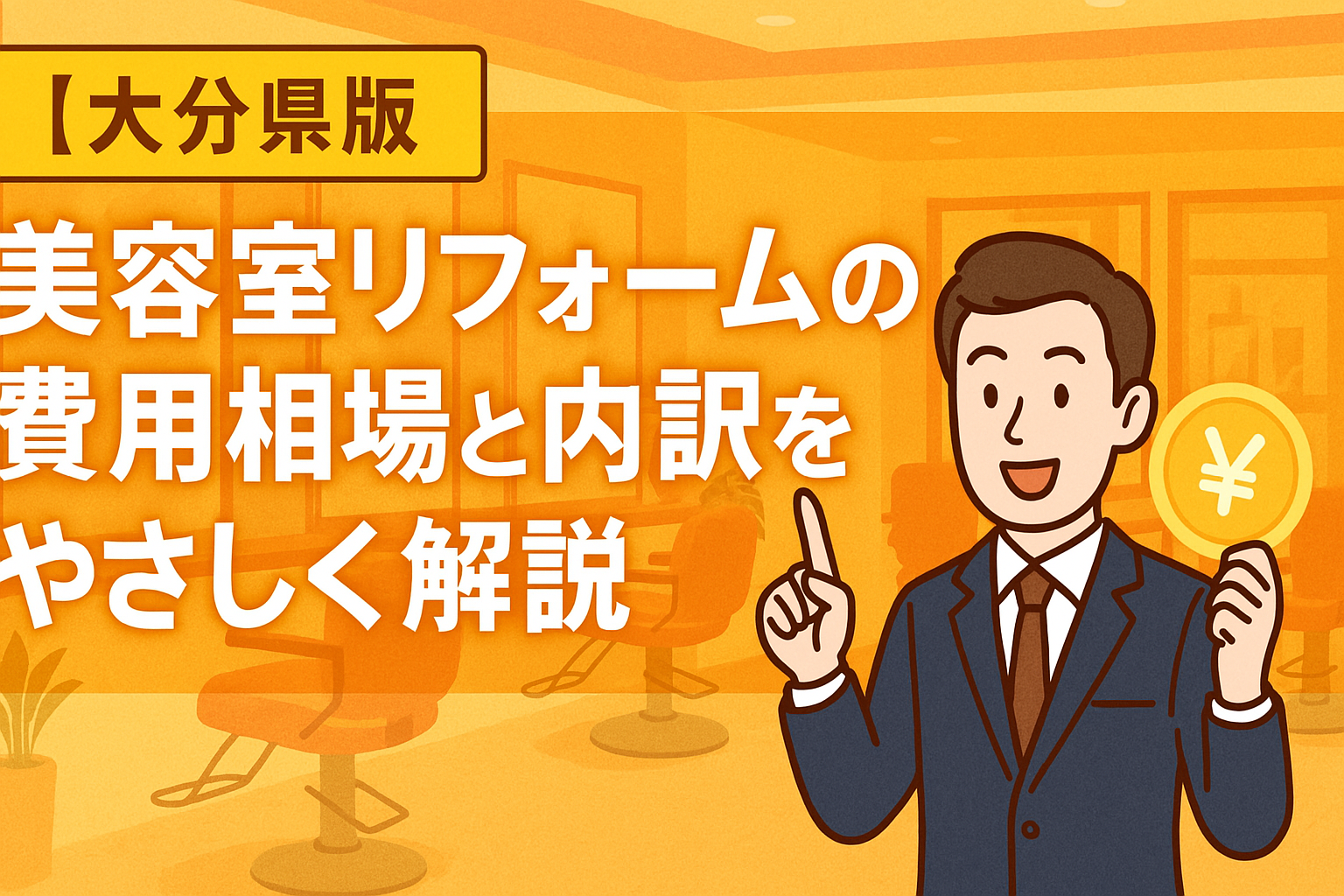 【大分県版】美容室リフォームの費用相場と内訳をやさしく解説 | ブログ | 大分県玖珠郡の店舗リフォームならアイリビング
